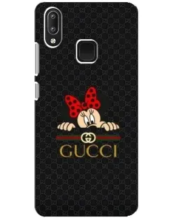 Чехол для Vivo Y95 с картинкой «Минни Маус Gucci — черный»