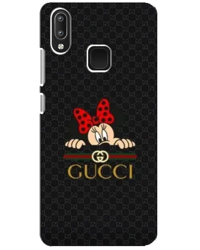 Чехол для Vivo Y95 с картинкой «Минни Маус Gucci — черный»