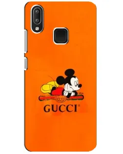 Чехол для Vivo Y95 с картинкой «Микки Маус Gucci — оранж»