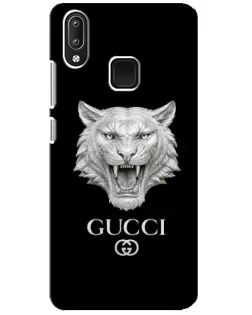 Чехол для Vivo Y95 с картинкой «Gucci — серебряный лев»