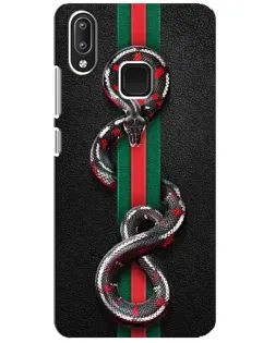 Чехол для Vivo Y95 с картинкой «Gucci — змея на полосе»