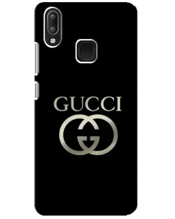 Чехол для Vivo Y95 с картинкой «Gucci — золото на черном»