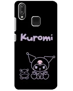 Чохол для Vivo Y95 з картинкою «Kuromi — чорний мінімалізм»