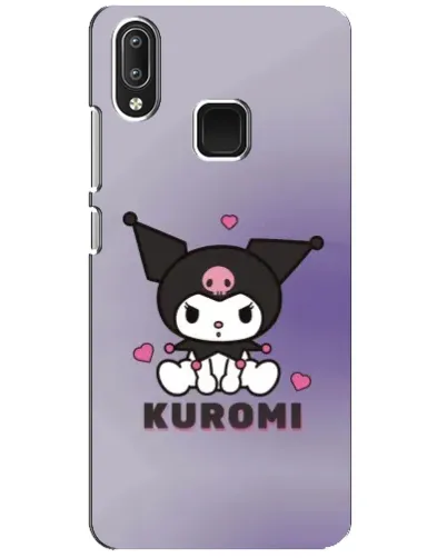 Чехол для Vivo Y95 с картинкой «Kuromi — фиолетовый арт»