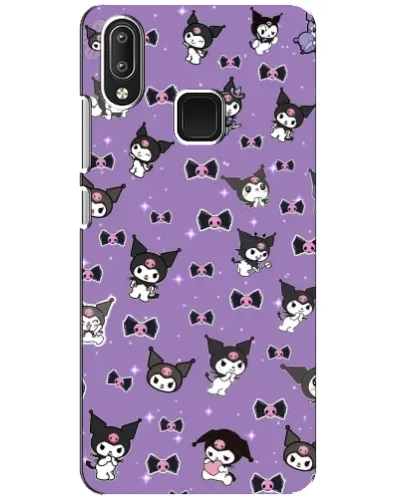 Чехол для Vivo Y95 с картинкой «Kuromi — паттерн»