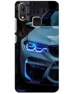 Чехол для Vivo Y95 с картинкой «Взгляд BMW с синими фарами» Чехол для Vivo Y95 с картинкой «Взгляд BMW с синими фарами»