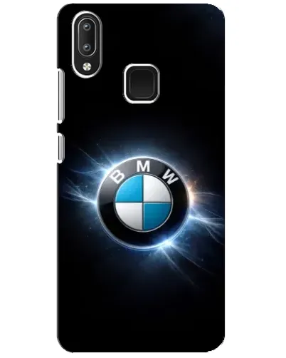 Чехол для Vivo Y95 с картинкой «BMW — неоновое сияние»