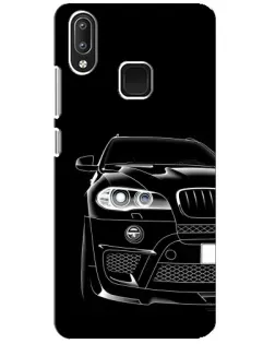 Чехол для Vivo Y95 с картинкой «Темный силуэт BMW»