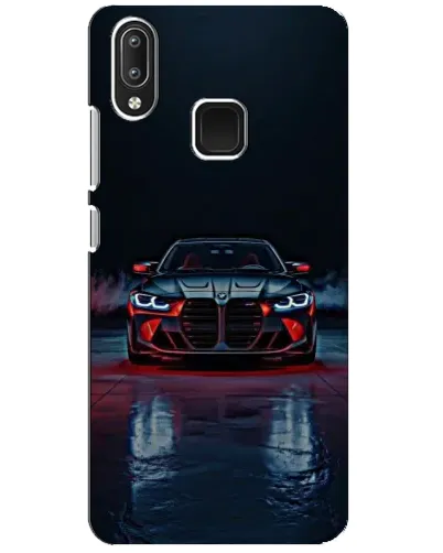 Чехол для Vivo Y95 с картинкой «BMW на мокрой дороге»