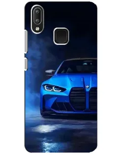 Чехол для Vivo Y95 с картинкой «Голубая BMW M4»
