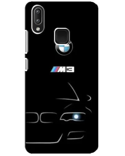 Чехол для Vivo Y95 с картинкой «Минималистичный принт BMW M3»