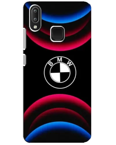 Чехол для Vivo Y95 с картинкой «Логотип BMW и неоновые дуги»