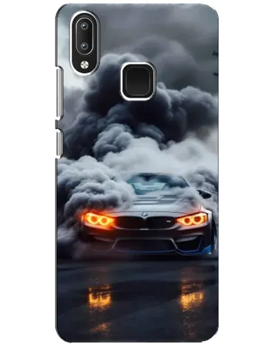 Чехол для Vivo Y95 с картинкой «BMW в дыму»