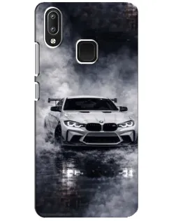 Чехол для Vivo Y95 с картинкой «BMW сквозь туман»