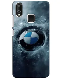 Чехол для Vivo Y95 с картинкой «Логотип BMW — лед»
