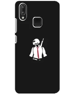 Чохол для Vivo Y95 з картинкою «PUBG — силует воїна»