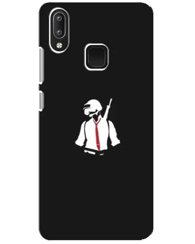 Чохол для Vivo Y95 з картинкою «PUBG — силует воїна»