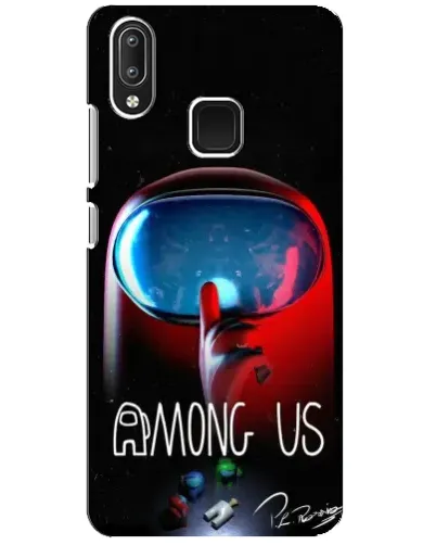 Чехол для Vivo Y95 с картинкой «Красный импостер — макро» Чехол для Vivo Y95 с картинкой «Красный импостер — макро»