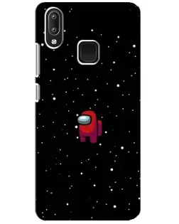Чехол для Vivo Y95 с картинкой «Красный Among Us»