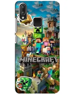 Чохол для Vivo Y95 з картинкою «Замок Minecraft»