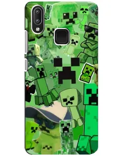 Чохол для Vivo Y95 з картинкою «Кріпери Minecraft»