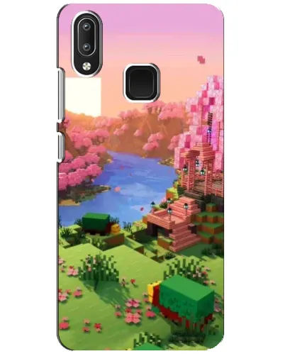 Чохол для Vivo Y95 з картинкою «Рожеве дерево Minecraft» Чохол для Vivo Y95 з картинкою «Рожеве дерево Minecraft»