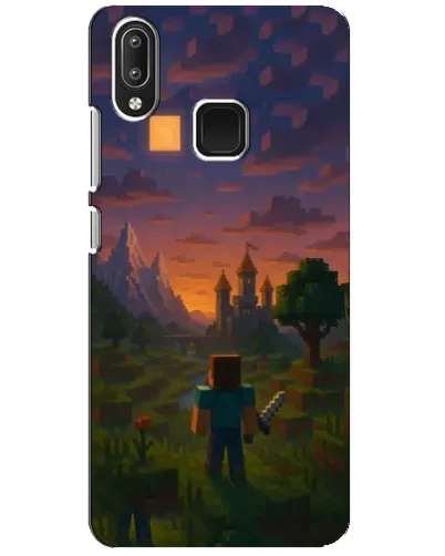 Чохол для Vivo Y95 з картинкою «Стів біля вежі» Чохол для Vivo Y95 з картинкою «Стів біля вежі»