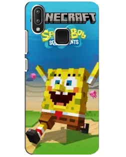 Чохол для Vivo Y95 з картинкою «Губка Боб Minecraft»