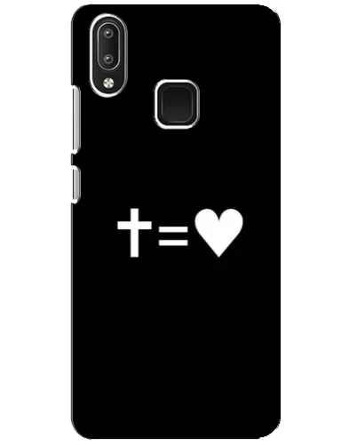 Чохол для Vivo Y95 з картинкою «Хрест та Серце»