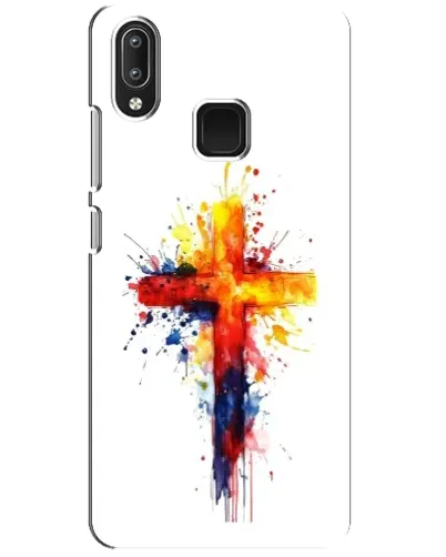 Чохол для Vivo Y95 з картинкою «Акварельний хрест»