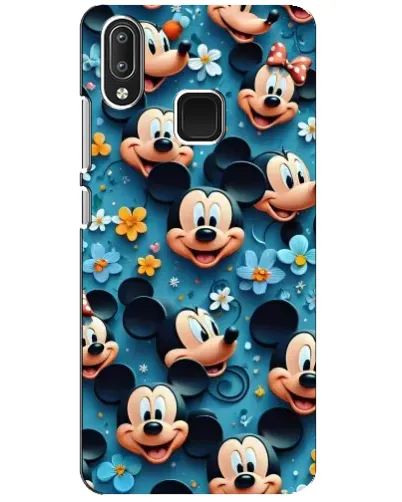Чехол для Vivo Y95 с картинкой «Паттерн Микки и Минни»
