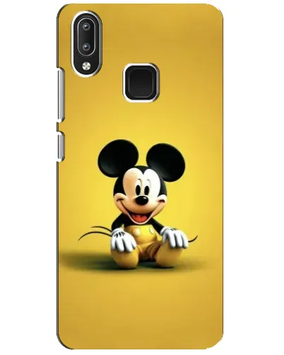 Чехол для Vivo Y95 с картинкой «Микки на желтом»