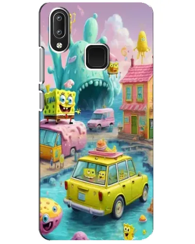 Чехол для Vivo Y95 с картинкой «Монстр-трак приключения»