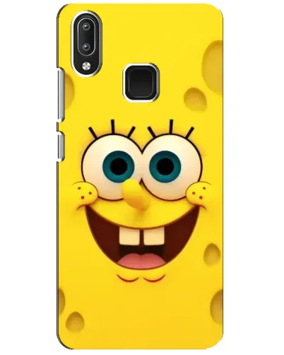 Чехол для Vivo Y95 с картинкой «Губка Боб улыбка»