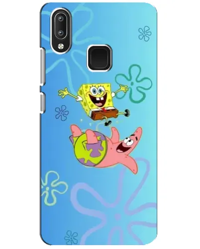 Чехол для Vivo Y95 с картинкой «Спанч Боб и Патрик»