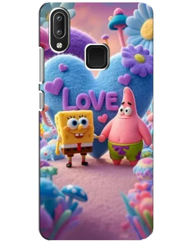 Чехол для Vivo Y95 с картинкой «Губка Боб Патрик»