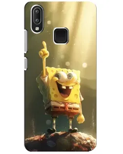Чехол для Vivo Y95 с картинкой «Сияющий Спанч Боб»