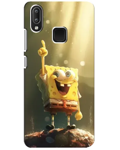 Чехол для Vivo Y95 с картинкой «Сияющий Спанч Боб»