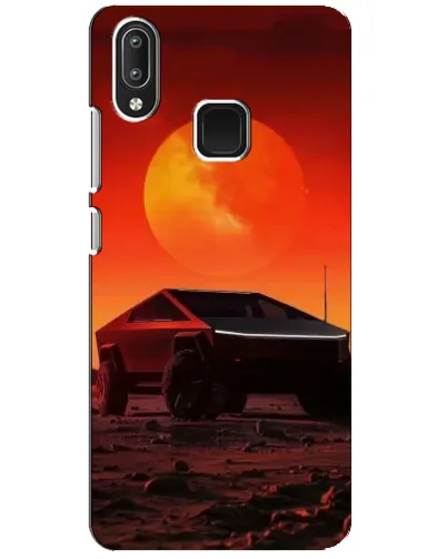 Чехол для Vivo Y95 с картинкой «Cybertruck на Марсе»