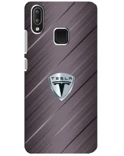 Чехол для Vivo Y95 с картинкой «Металлическая текстура Tesla»