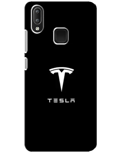 Чехол для Vivo Y95 с картинкой «Tesla White Logo»