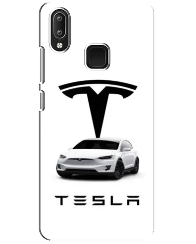 Чехол для Vivo Y95 с картинкой «Tesla White Style»