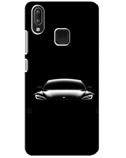 Чехол для Vivo Y95 с картинкой «Фары Tesla Night»