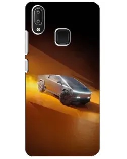 Чехол для Vivo Y95 с картинкой «Cybertruck в пустыне»