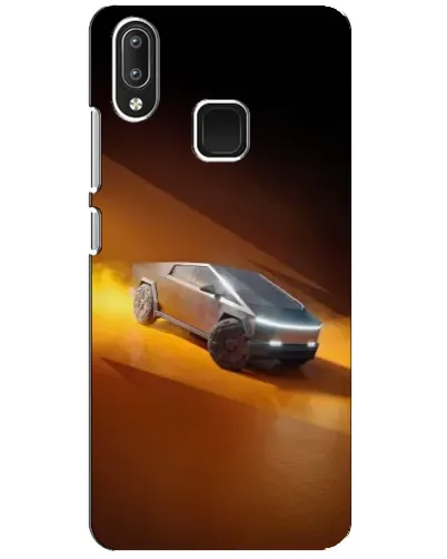 Чехол для Vivo Y95 с картинкой «Cybertruck в пустыне»