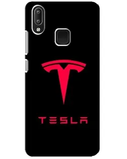 Чехол для Vivo Y95 с картинкой «Tesla Red Logo»