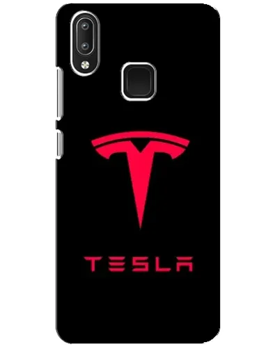 Чехол для Vivo Y95 с картинкой «Tesla Red Logo»