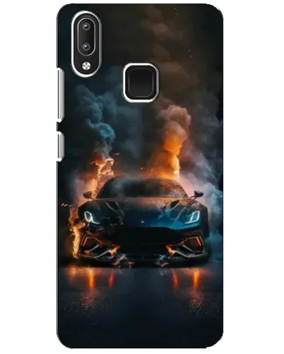 Чехол для Vivo Y95 с картинкой «Lamborghini дымная эстетика»