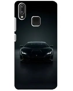 Чехол для Vivo Y95 с картинкой «Черный Lamborghini Aventador»