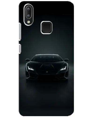 Чехол для Vivo Y95 с картинкой «Черный Lamborghini Aventador»